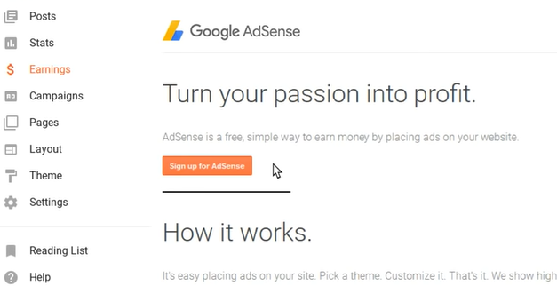 How to enable Google Adsense Monetization on Blogger Blogspot site?