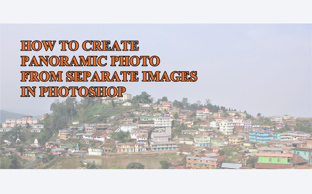 How to create a panoramic photo from multiple images in Adobe Photoshop?